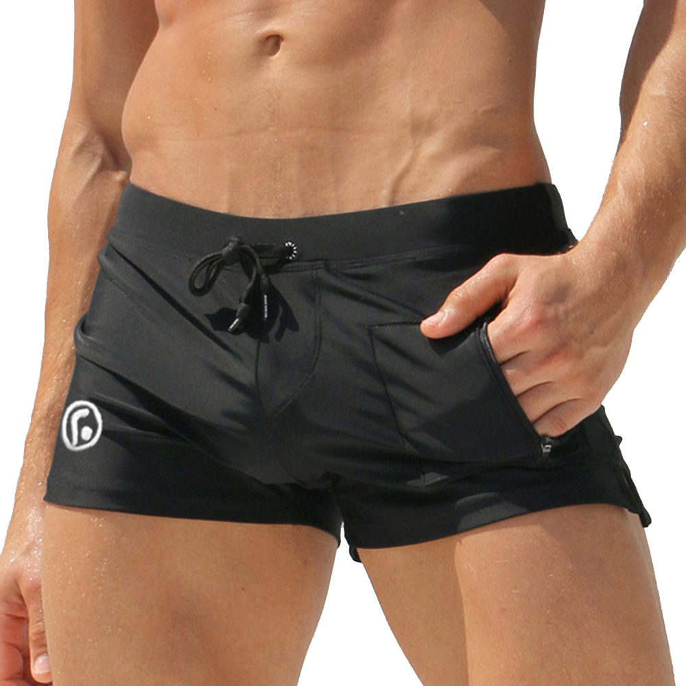 Trunk Breathable Men - 夏メンズ水着ビーチ速乾性水泳パンツ Sunga 水着マヨ通気性水着スポーツサーフィンボードショーツ
