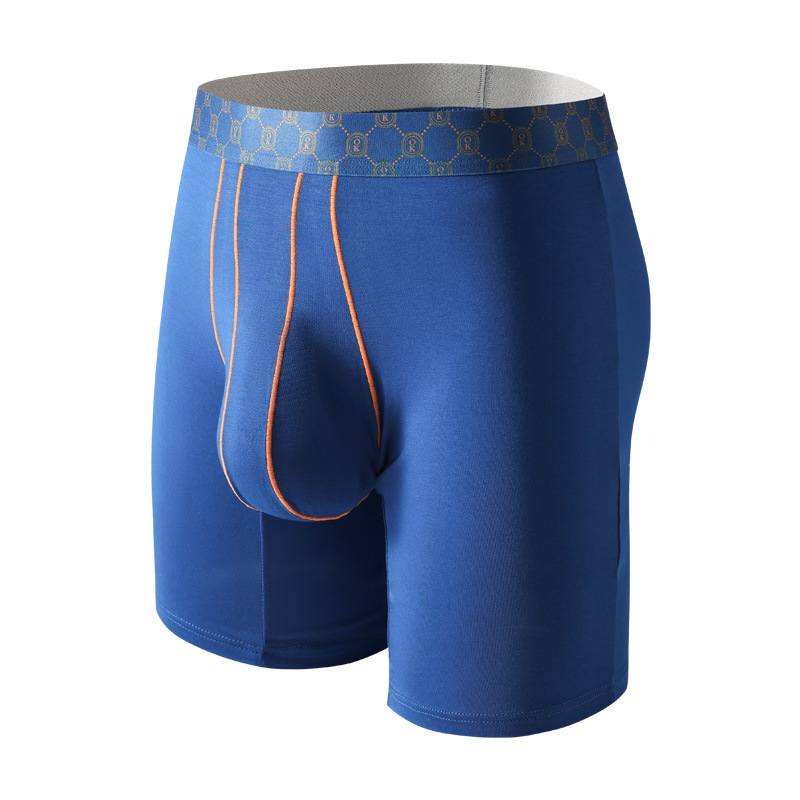 Bamboo Fiber Trunk - メンズ下着ソフト竹繊維ボクサーパンツ Hombre 通気性 U 凸ポーチパンティーズロングアンダーパンツ男性トランクス Cueca