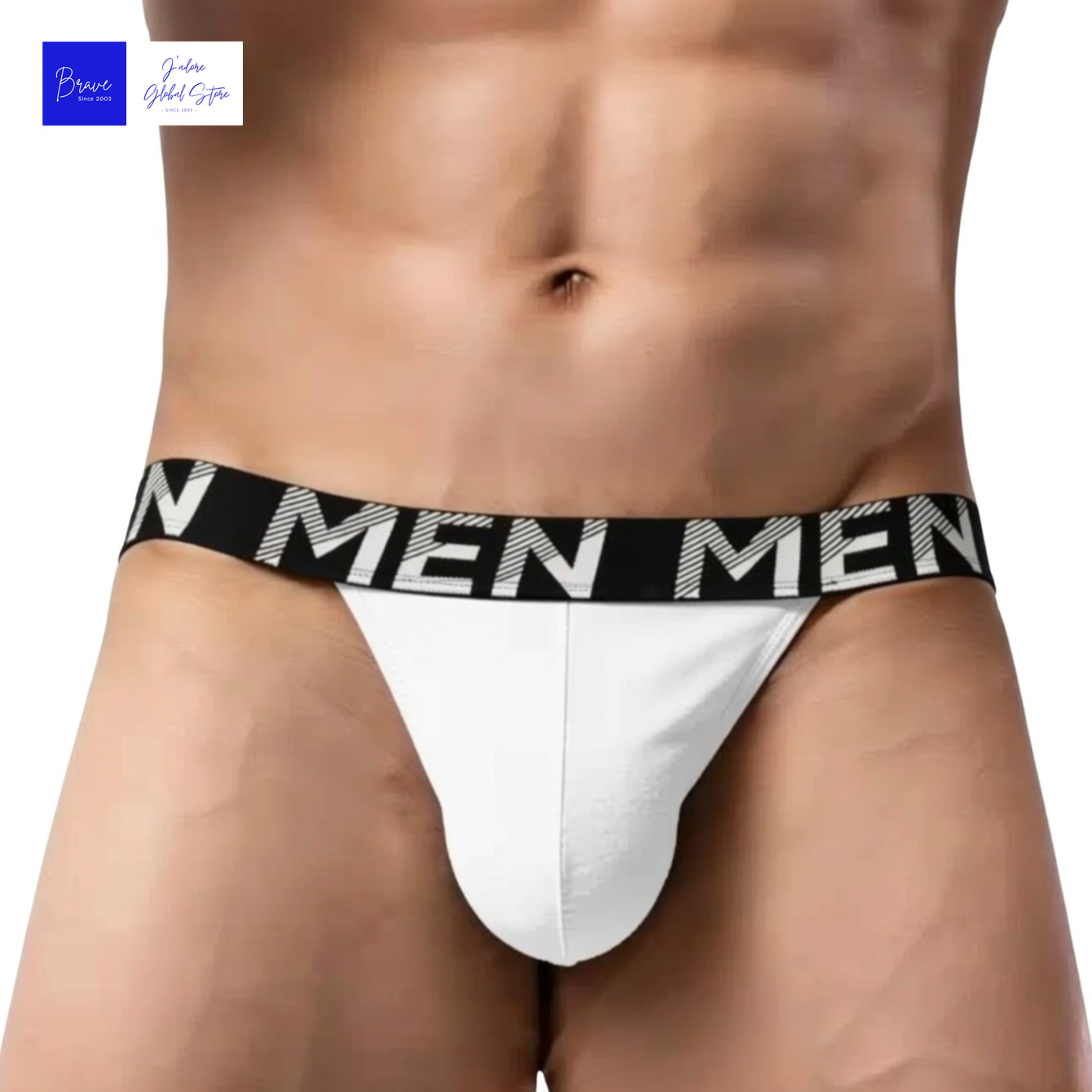 Jockstrap Athletic - メンズレターウエストバンドアスレチックソング | アイスシルク ローライズ ビキニブリーフ |