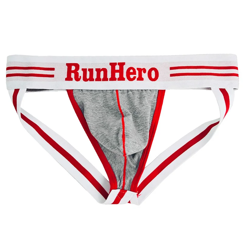 Jockstrap Athletic - ヨーロッパスタイル メンズ コットン ジョックストラップ ローウエスト Uポーチ