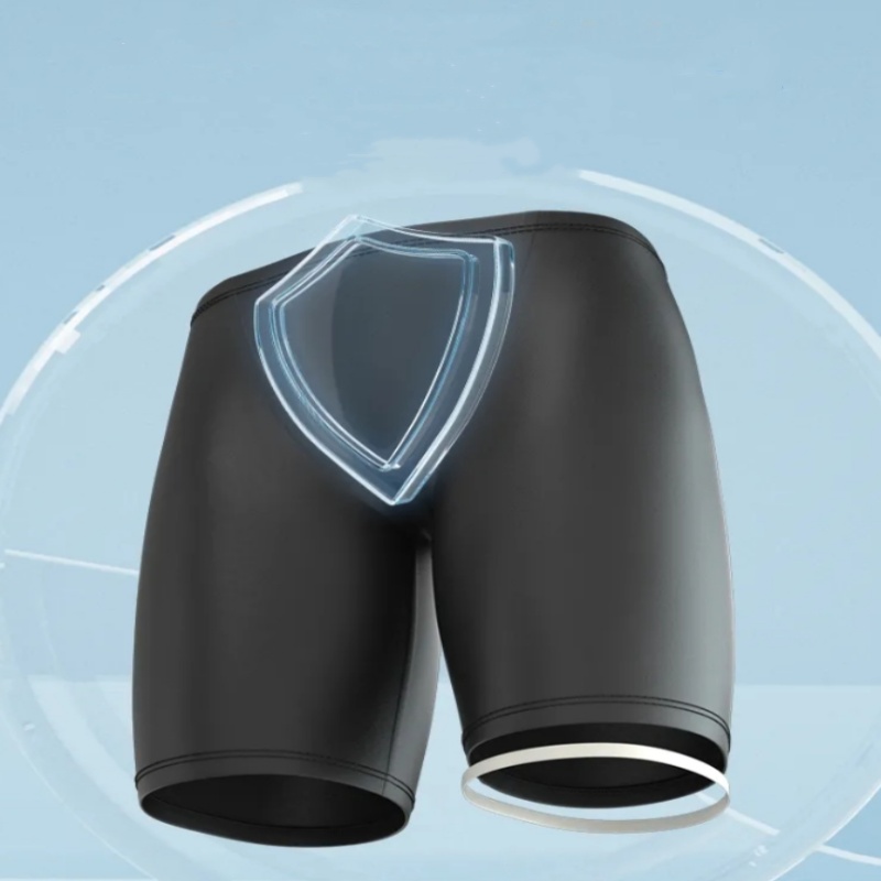男性ボクサーショーツシリコーン PU ワンピース U 凸ポー - Pouch Boxer Pouch のレビューと価格