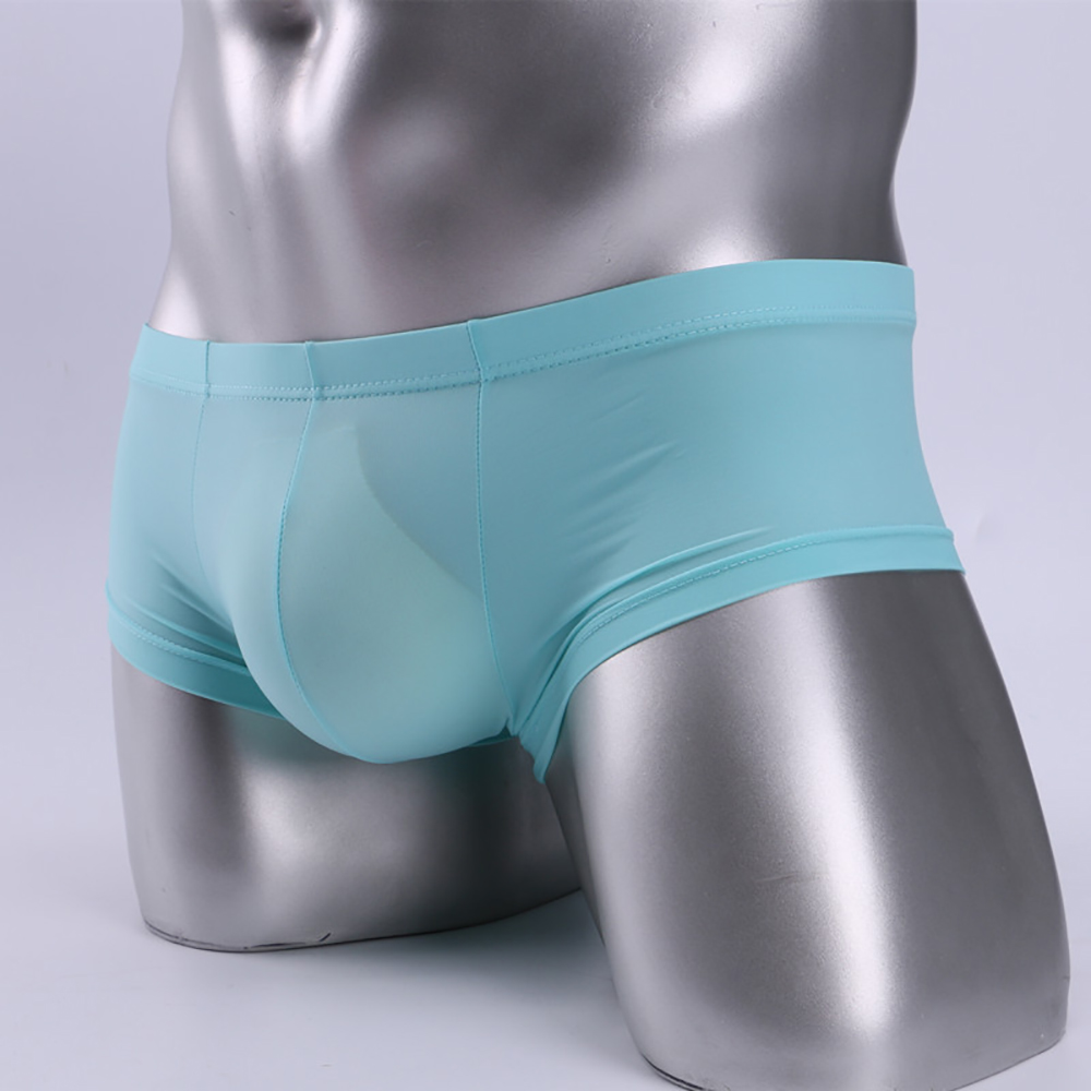 新しいメンズセクシーなローウエスト軽量メッシュボクサー通気性 - Pouch Boxer Pouch のレビューと価格