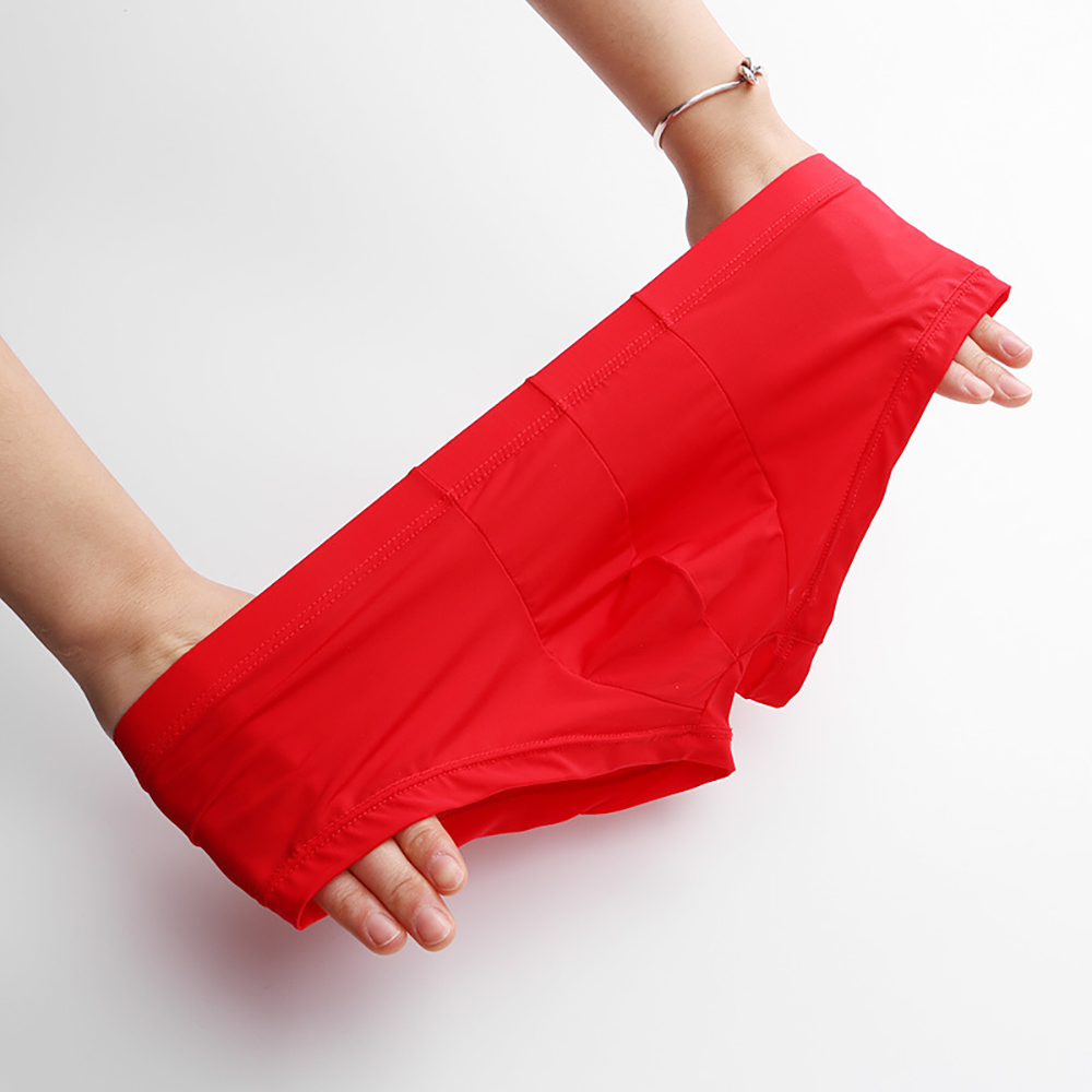 新しいメンズセクシーなローウエスト軽量メッシュボクサー通気性 - Pouch Boxer Pouch のレビューと価格