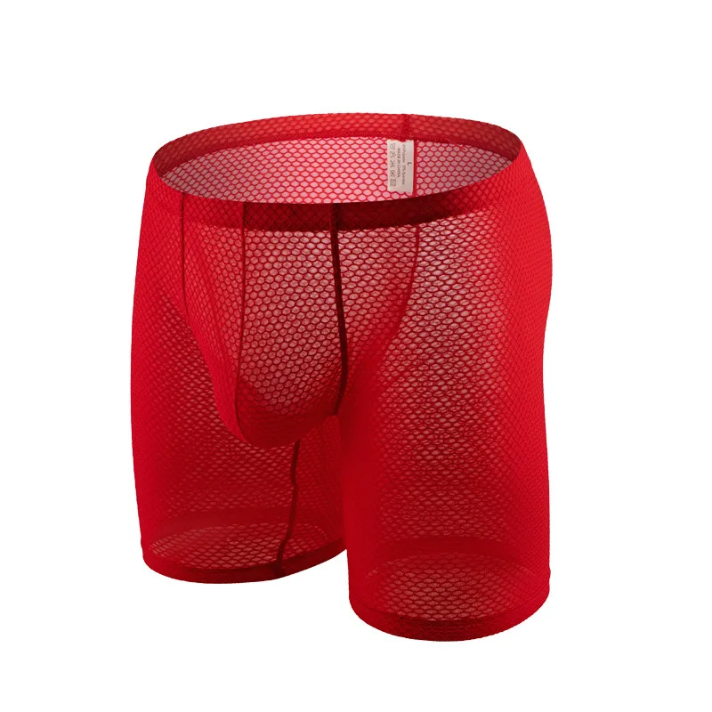 ゲイは男性用ボクサー、伸縮性のあるブリーフ、長い脚のトランク - Long Leg Trunk Men のレビューと価格
