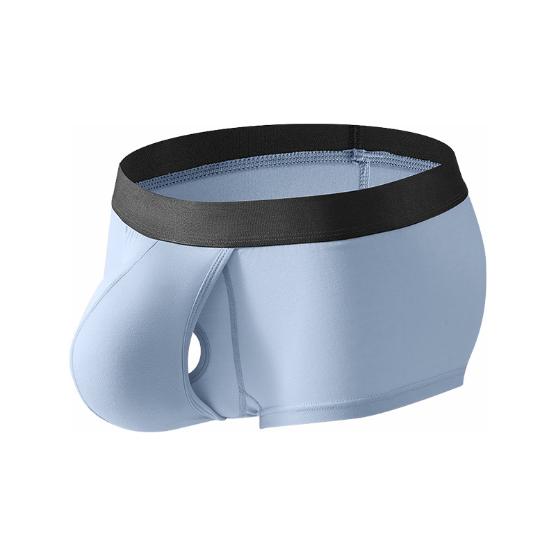 メンズ竹繊維ボクサーパンツセパレートポーチ付き裸感快適下着ヨ - Bamboo Fiber Trunk のレビューと価格