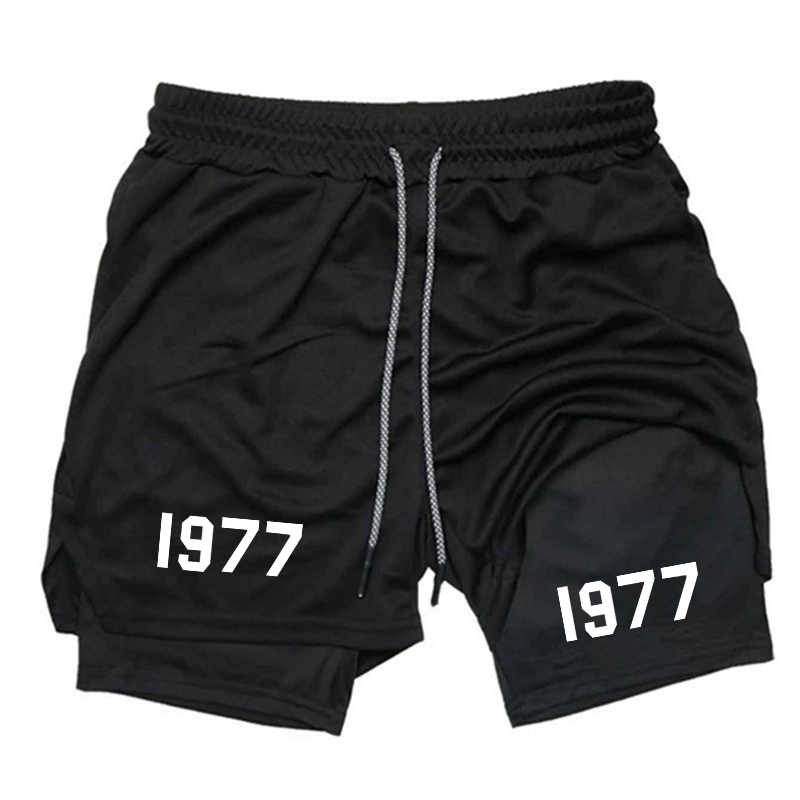スポーツウェア 2-in-1 ジムワークアウトショーツ メン - Compression Shorts Athletes のレビューと価格