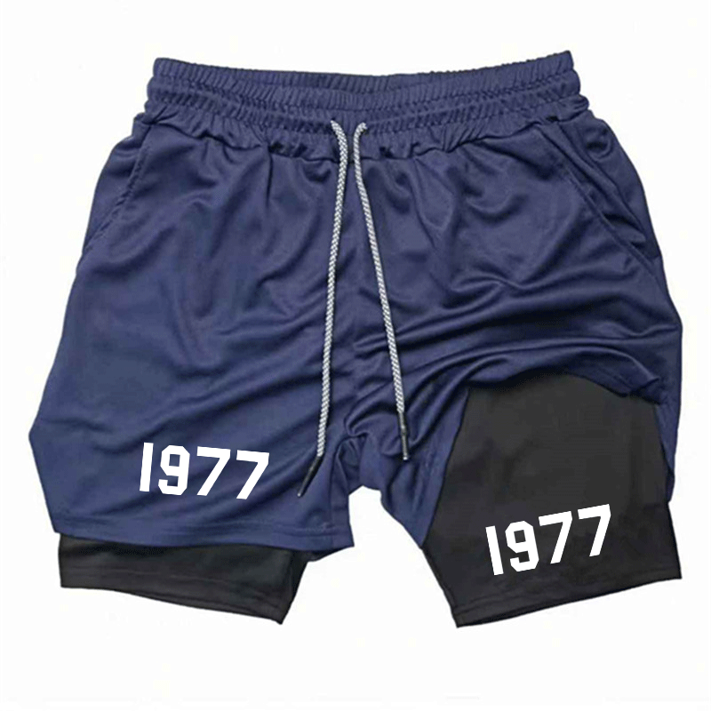 スポーツウェア 2-in-1 ジムワークアウトショーツ メン - Compression Shorts Athletes のレビューと価格