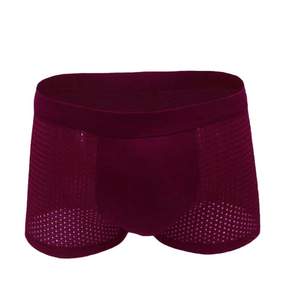メンズ下着 アイスシルク ボクサーブリーフ メッシュ 夏用  - Mesh Sport Boxer のレビューと価格