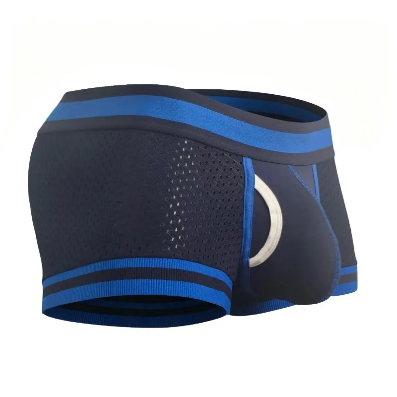 メンズメッシュボクサーブリーフ U字型ポーチ 通気性 速乾  - Mesh Sport Boxer のレビューと価格