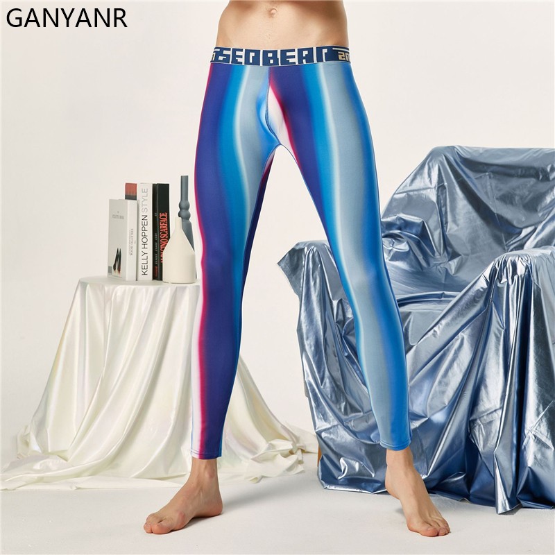 Ganyanr-男性用のコンプレッションタイツ,スポーツウェ - Compression Long Pant のレビューと価格