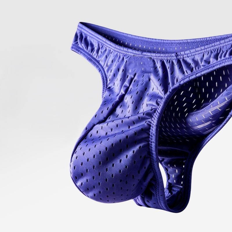 メッシュアイスシルクメンズ下着通気性のある大きなポーチローウ - Mesh Sport Boxer のレビューと価格