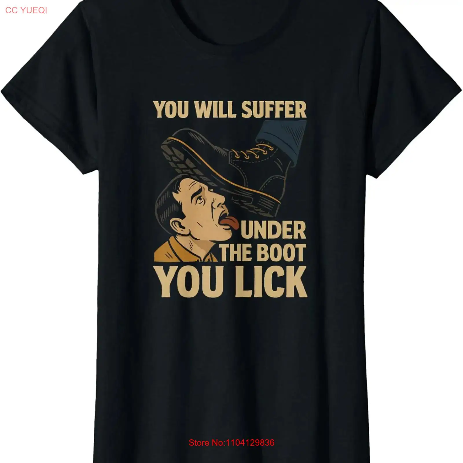 You Will Suffer Under The Boot - Undershirt Crew Neck のレビューと価格