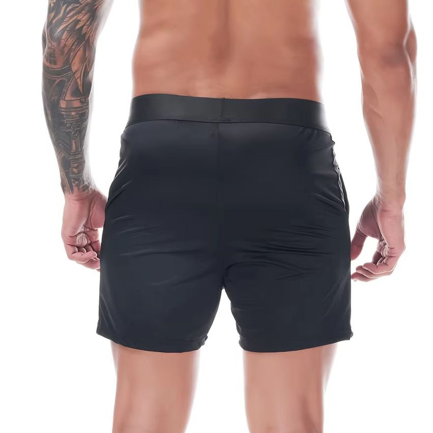 メンズサテンアイスシルキー下着ショーツ、バグルポーチ付きボク - Pouch Boxer Pouch のレビューと価格