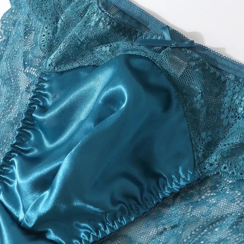 セクシーなメンズブリーフ、シースルーレースサテンボウ、凸型ポ - Pouch Boxer Pouch のレビューと価格