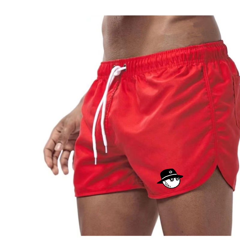 夏のメンズ軽量通気性水泳パンツ、セクシーなスタイルでスポーテ - Trunk Breathable Men のレビューと価格