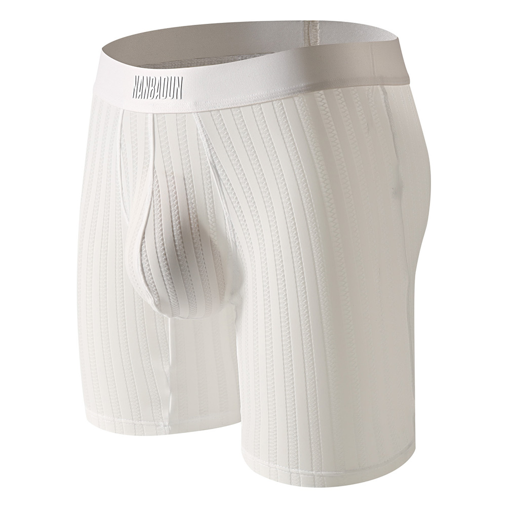 男性アイスシルクロングレッグショーツボクサーメッシュエクスト - Long Leg Trunk Men のレビューと価格
