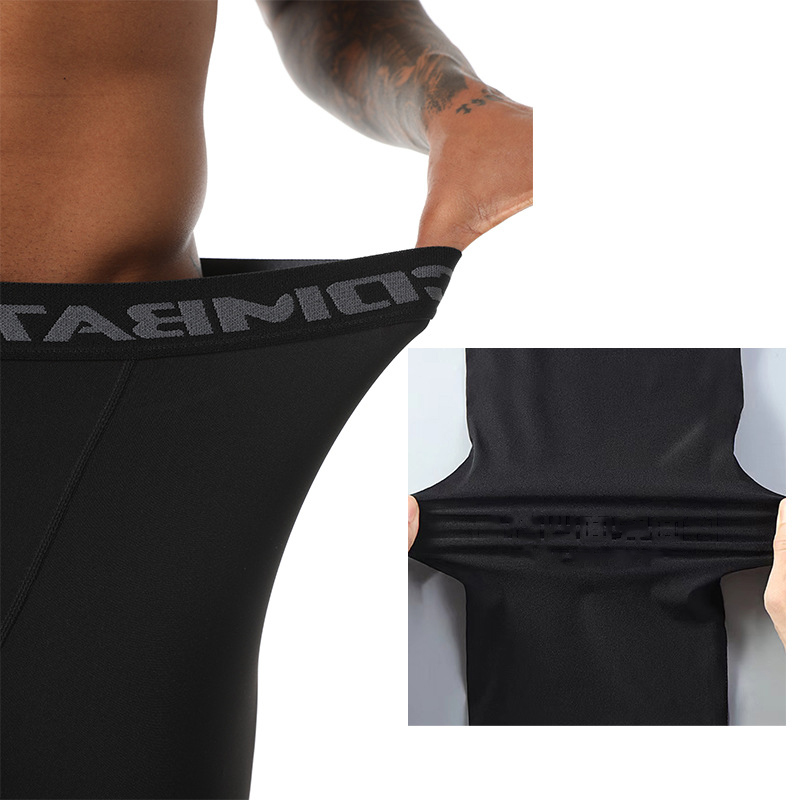 新しいメンズ圧縮パンツ男性タイツレギンスランニングトレーニン - Compression Long Pant のレビューと価格