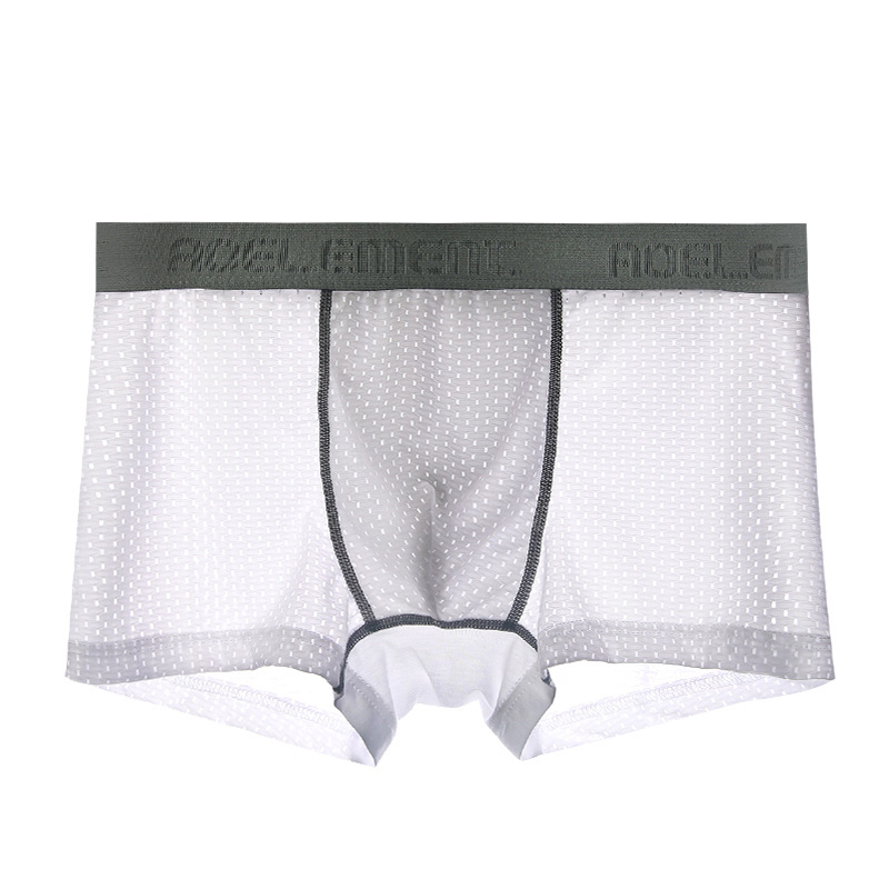 男性の下着男性のボクサースポーツアイスメッシュ目通気性夏ボク - Mesh Sport Boxer のレビューと価格