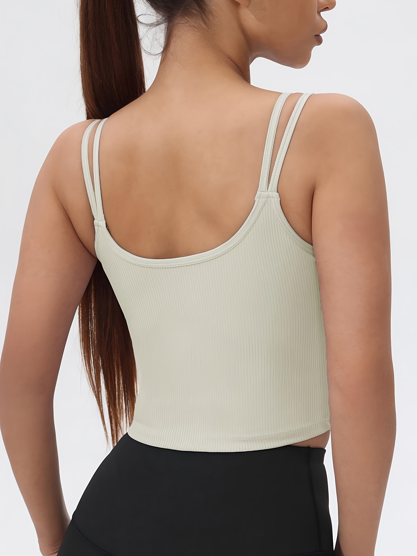 Fitfemme レディース リブ ノースリーブ クロップ  - Tank Top Ribbed のレビューと価格